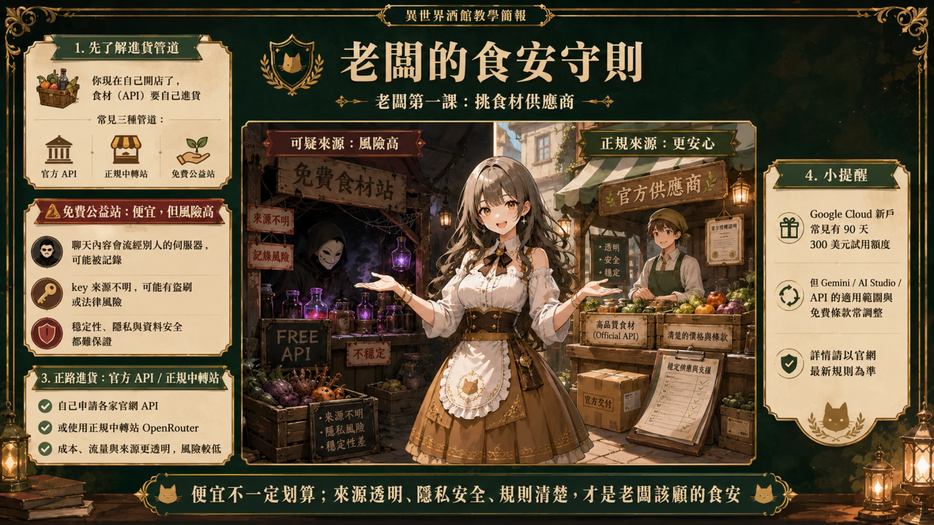 老闆第一課，挑食材供應商：官方直送與正規批發是正路，來路不明的公益站別碰